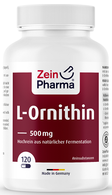 Zein Pharma L-Ornithine - 500mg - 120 caps