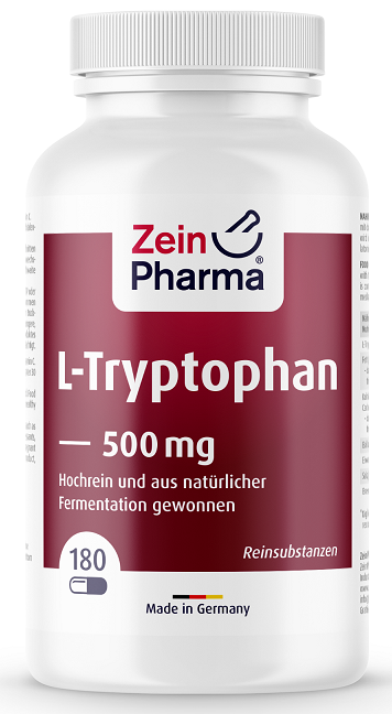 Zein Pharma L-Tryptophan - 500mg - 180 caps