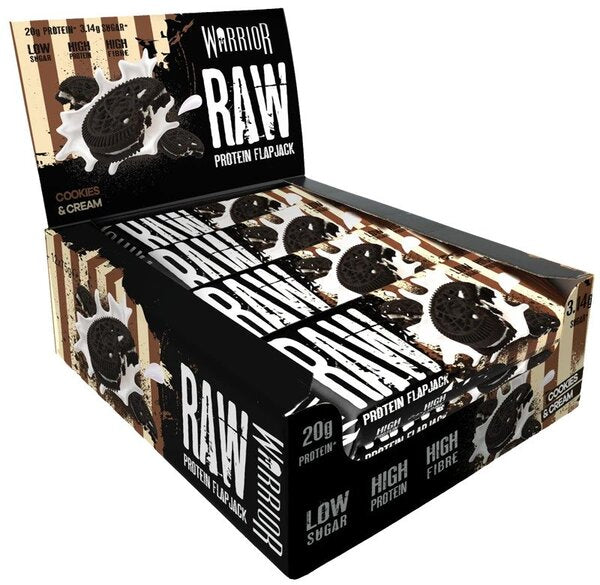 Warrior Raw Protein Flapjack - 12 bars