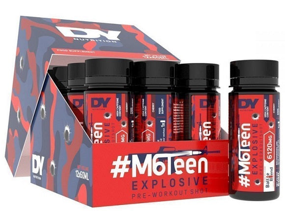 Dorian Yates #M6Teen Explosive Pre-Workout Shot - 12 x 60ml.