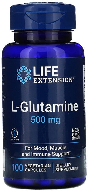 Life Extension L-Glutamine - 500mg - 100 vcaps