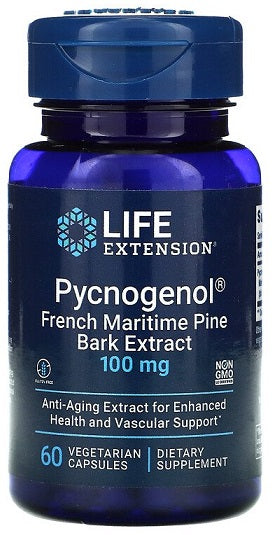 Life Extension Pycnogenol French Maritime Pine Bark Extract - 100mg - 60 vcaps