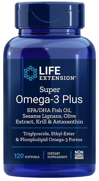 Life Extension Super Omega-3 Plus - 120 softgels