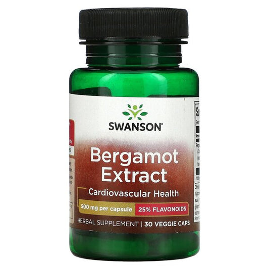 Swanson Bergamot Extract - 500mg - 30 vcaps