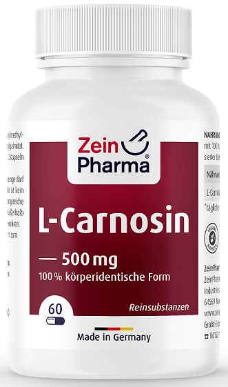Zein Pharma L-Carnosine - 500mg - 60 caps