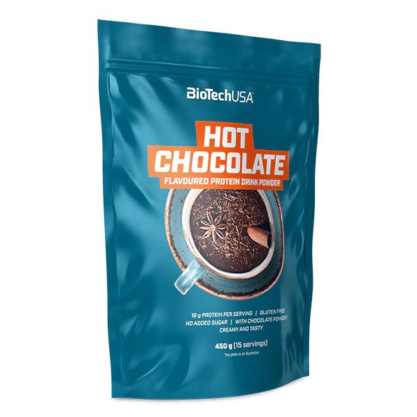 BioTechUSA Hot Chocolate Protein Drink Powder - 450g