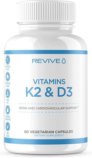 Revive Vitamins K2 + D3  - 60 vcaps