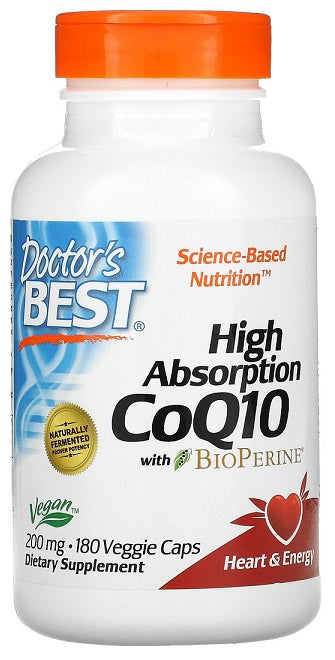 Doctor's Best High Absorption CoQ10 with BioPerine - 100mg - 120 softgels