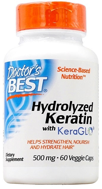 Doctor's Best Hydrolyzed Keratin - 500mg - 60 vcaps