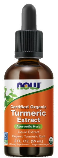 NOW Foods Turmeric Extract Liquid Organic - 59 ml.