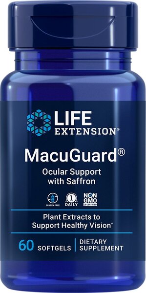 MacuGuard Ocular Support with Saffron - 60 softgels