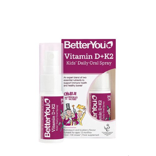 BetterYou Vitamin D+K2 Kid's Daily Oral Spray - 15 ml.