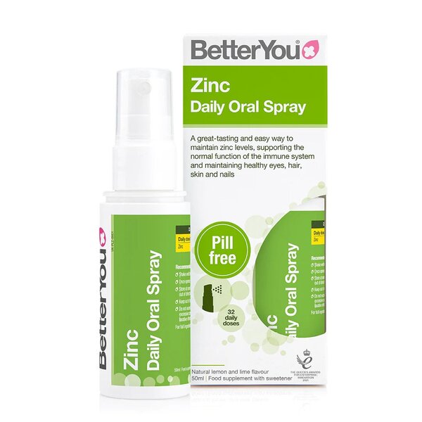 BetterYou Zinc Daily Oral Spray - 50 ml.