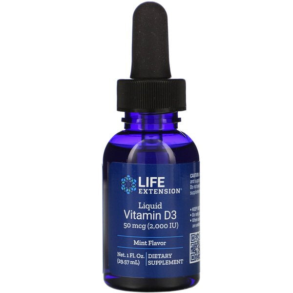 Liquid Vitamin D3, 50mcg - 29 ml.