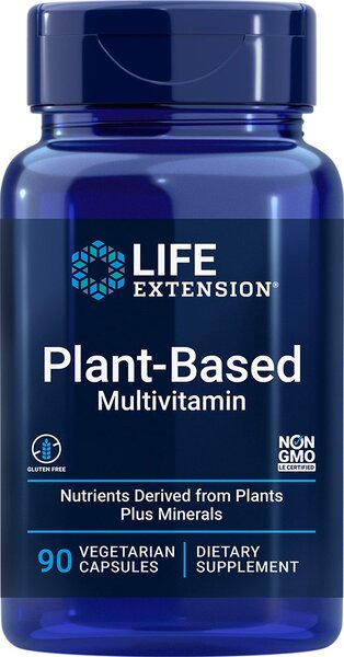 Life Extension Plant-Based Multivitamin - 90 vcaps