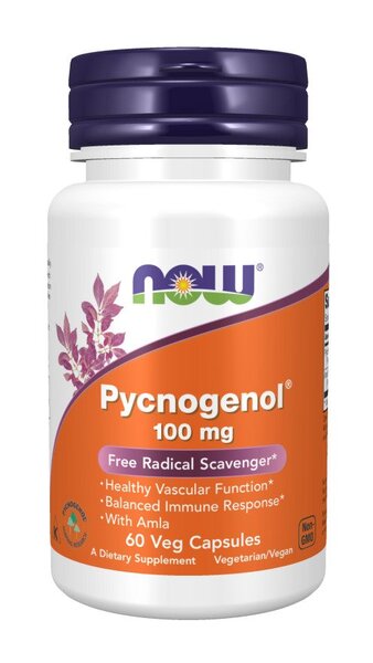 NOW Foods Pycnogenol with Acerola & Rutin Powder - 60mg - 50 vcaps