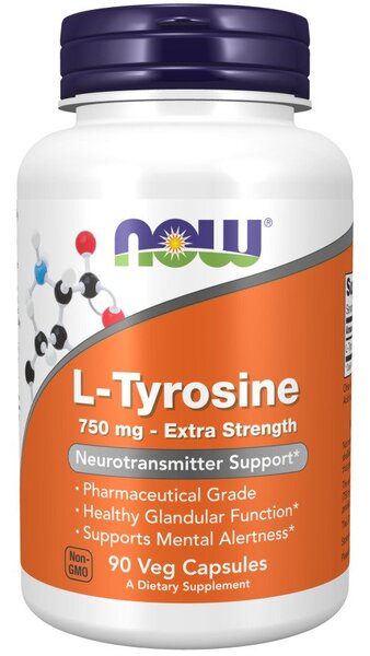 NOW Foods L-Tyrosine - 500mg - 120 caps