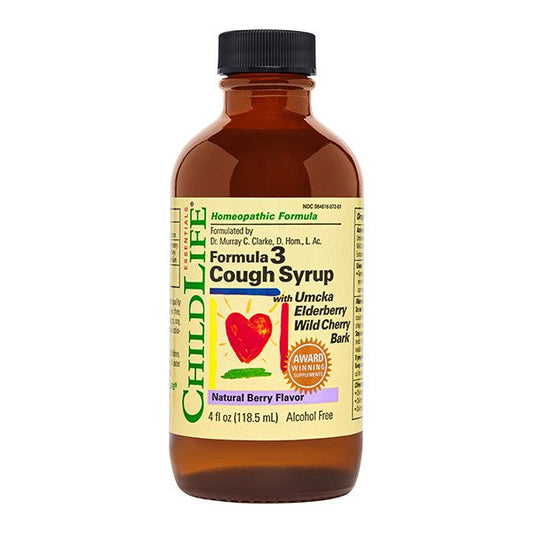 Child Life Formula 3 Cough Syrup  - 118 ml.