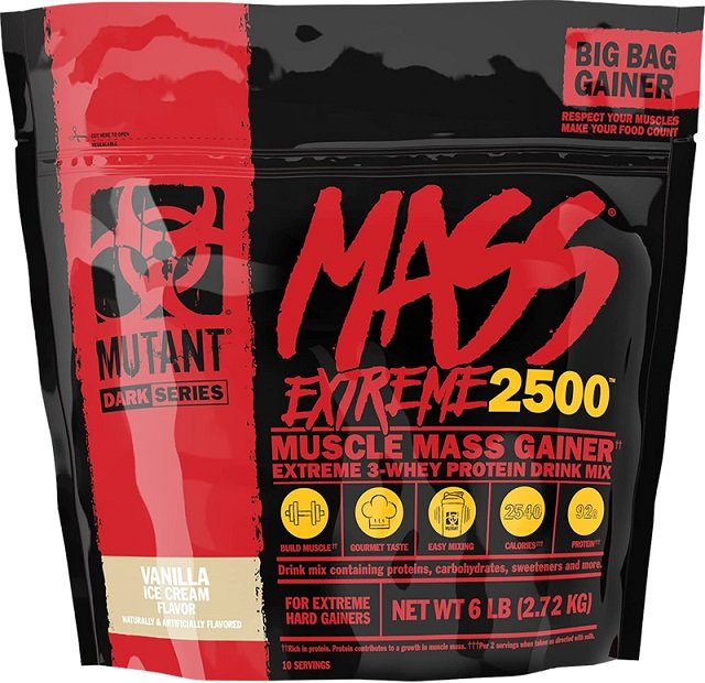 Mutant Mass Extreme 2500, Cookies & Cream - 2720g