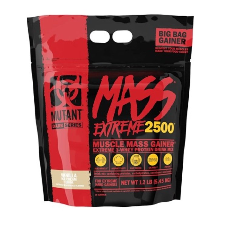 Mutant Mass Extreme 2500, Cookies & Cream - 2720g