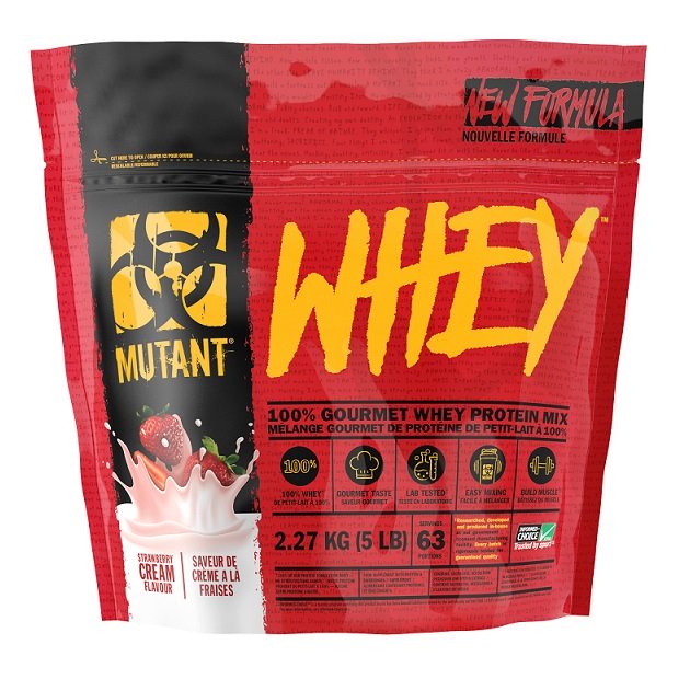 Mutant Whey, Strawberry Cream - 908g