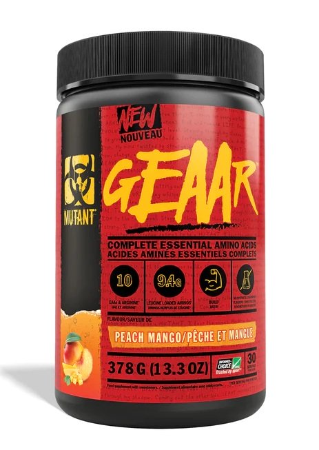 Mutant GEAAR, Peach Mango - 378g
