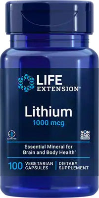 Life Extension Lithium - 1000mcg - 100 vcaps