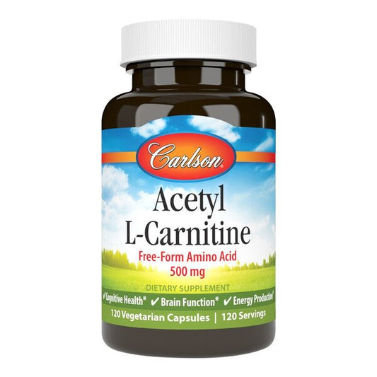 Carlson Labs Acetyl L-Carnitine - 500mg - 120 vcaps