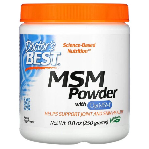 Doctor's Best MSM with OptiMSM Vegan - 1000mg - 180 vcaps