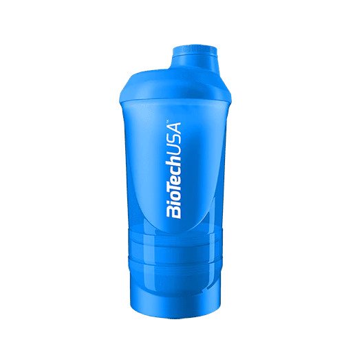 BioTechUSA Accessories Wave+ Shaker Black Smoke - 300 ml. (+ 150 ml.)