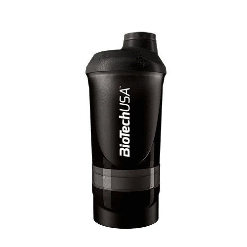 BioTechUSA Accessories Wave+ Shaker Black Smoke - 300 ml. (+ 150 ml.)