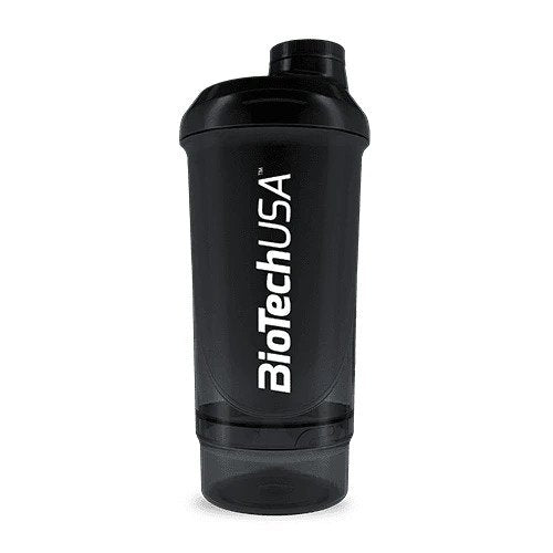 BioTechUSA Accessories Wave+ Shaker Black Smoke - 300 ml. (+ 150 ml.)