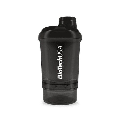 BioTechUSA Accessories Wave+ Shaker Black Smoke - 300 ml. (+ 150 ml.)