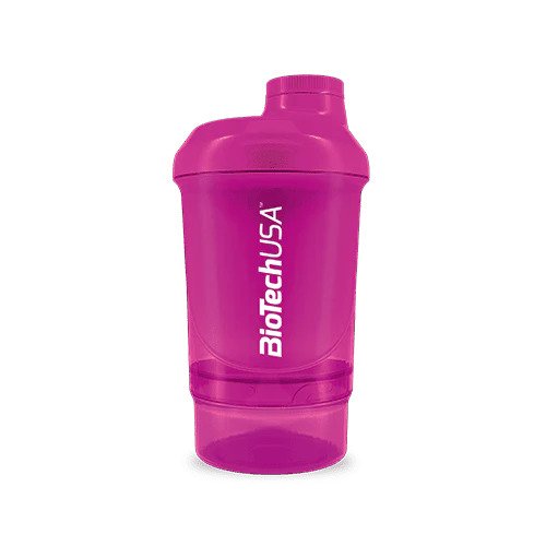 BioTechUSA Accessories Wave+ Shaker Black Smoke - 300 ml. (+ 150 ml.)