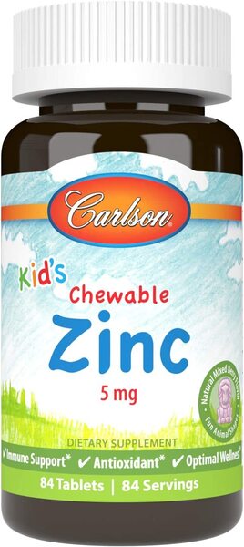 Carlson Labs Kid's Chewable Zinc - 84 tablets