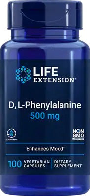 Life Extension D L-Phenylalanine - 500mg - 100 vcaps