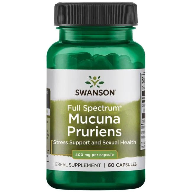 Swanson Full Spectrum Mucuna Pruriens - 400mg - 60 caps