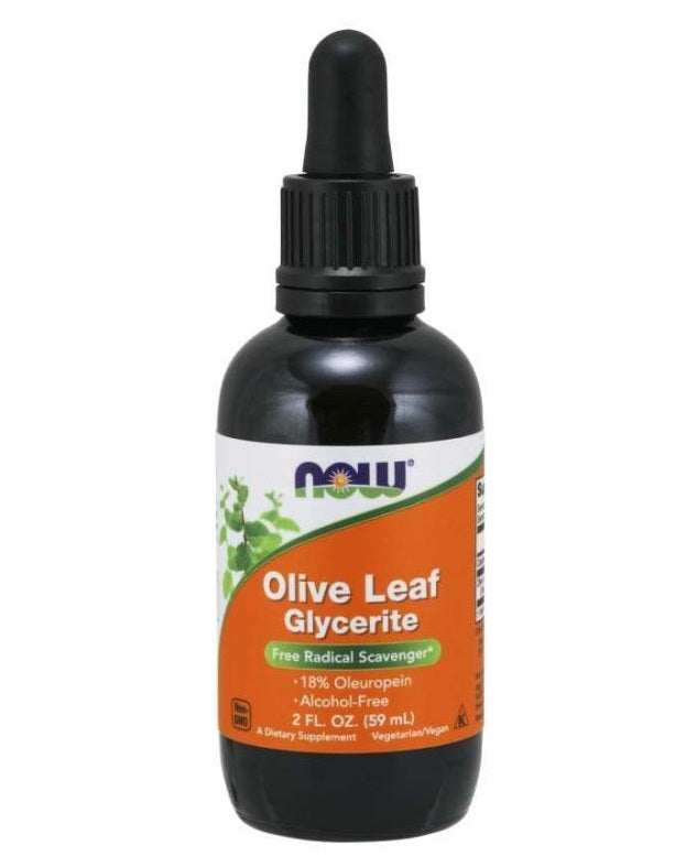 NOW Foods Olive Leaf Glycerite - 59 ml.