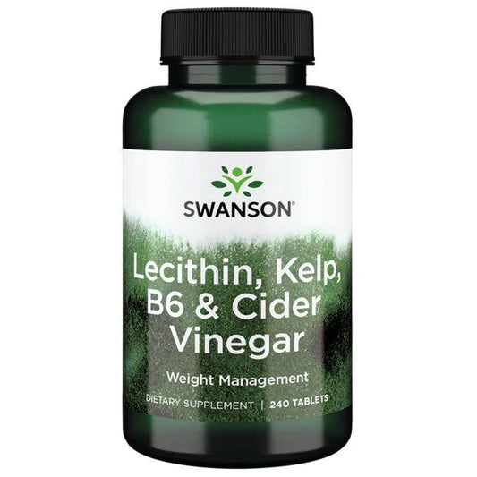 Swanson Lecithin Kelp B6 & Cider Vinegar - 240 tablets