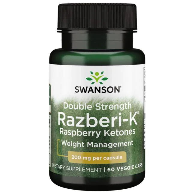 Swanson Double Strength Razberi-K - 200mg - 60 vcaps