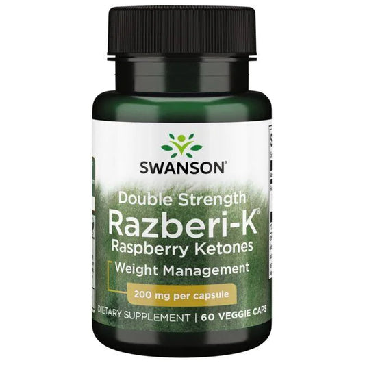 Swanson Double Strength Razberi-K - 200mg - 60 vcaps