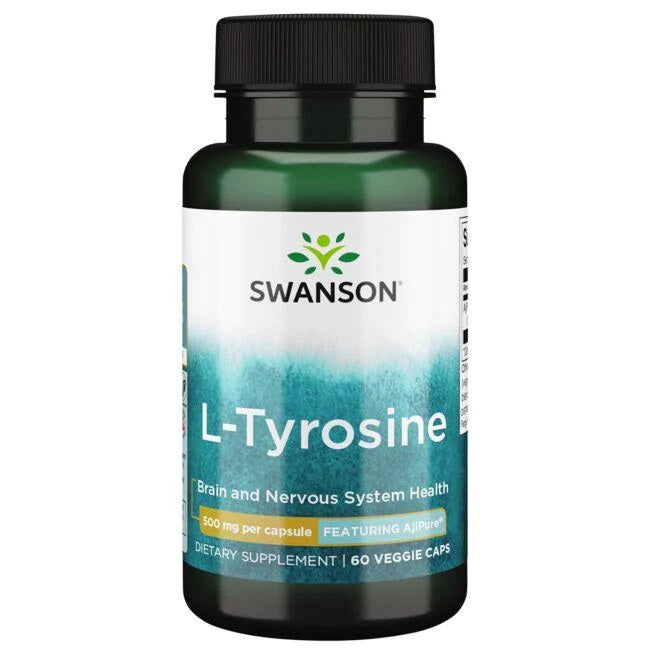 Swanson L-Tyrosine - 500mg - 60 vcaps