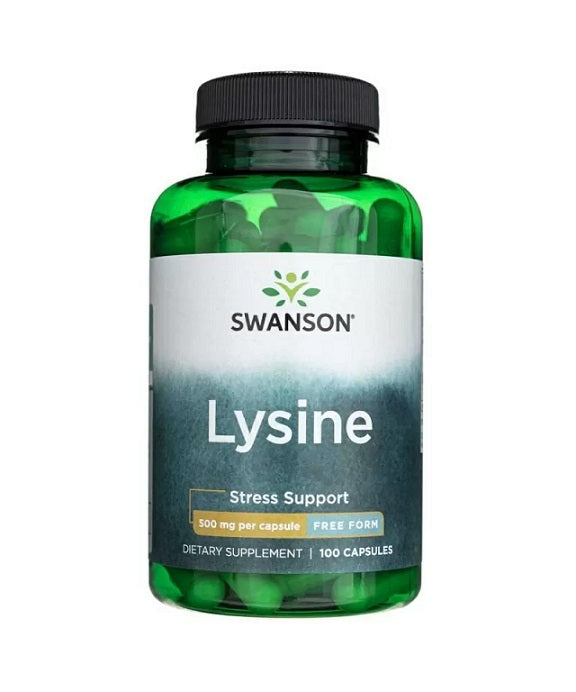 Swanson Lysine - 500mg Free-Form - 100 caps