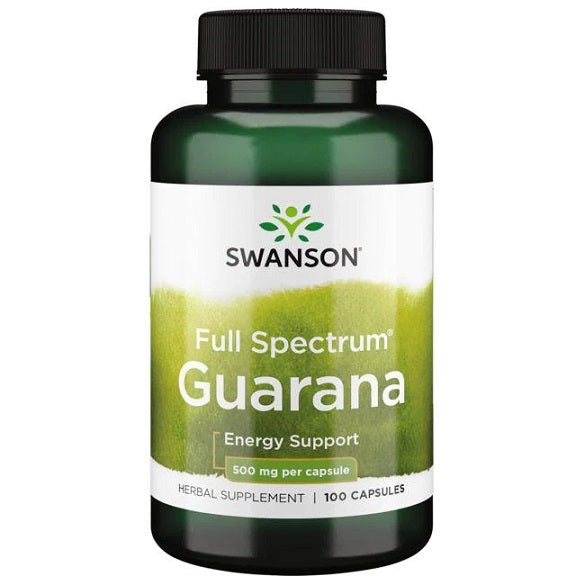 Swanson Full Spectrum Guarana - 500mg - 100 caps