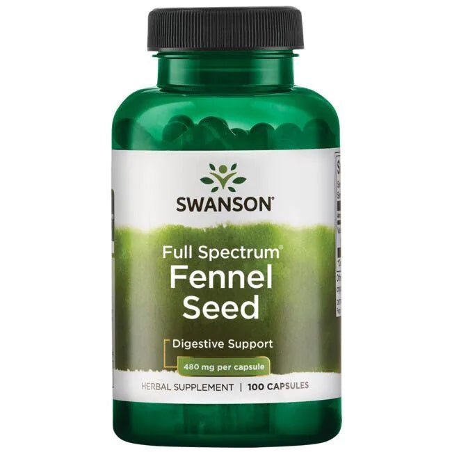 Swanson Full Spectrum Fennel Seed - 480mg - 100 caps