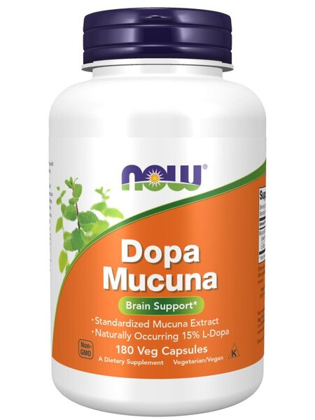 NOW Foods DOPA Mucuna - 180 vcaps