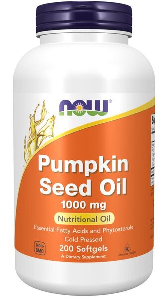 NOW Foods Pumpkin Seed Oil - 1000mg - 100 softgels