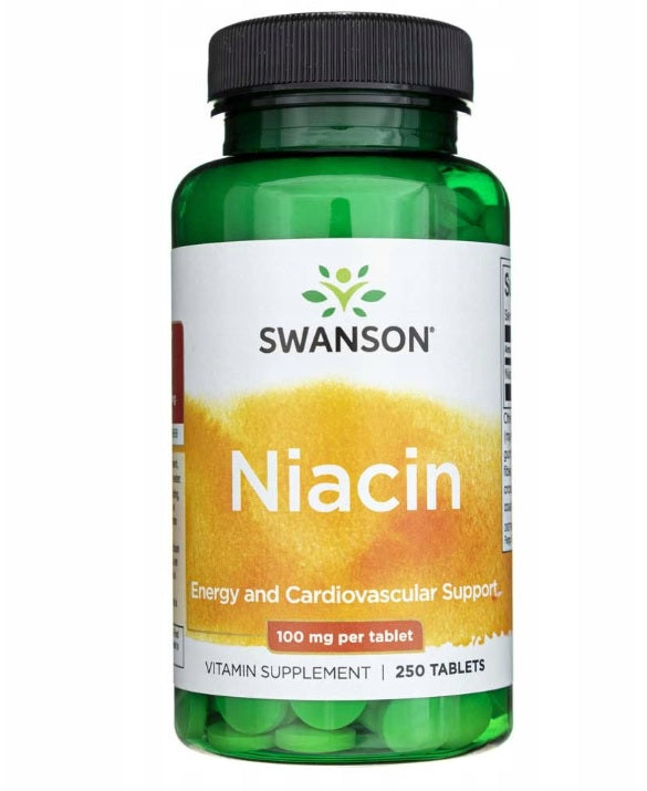 Swanson Niacin - 100mg - 250 tablets