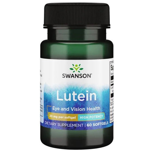 Swanson Lutein - 20mg - 60 softgels