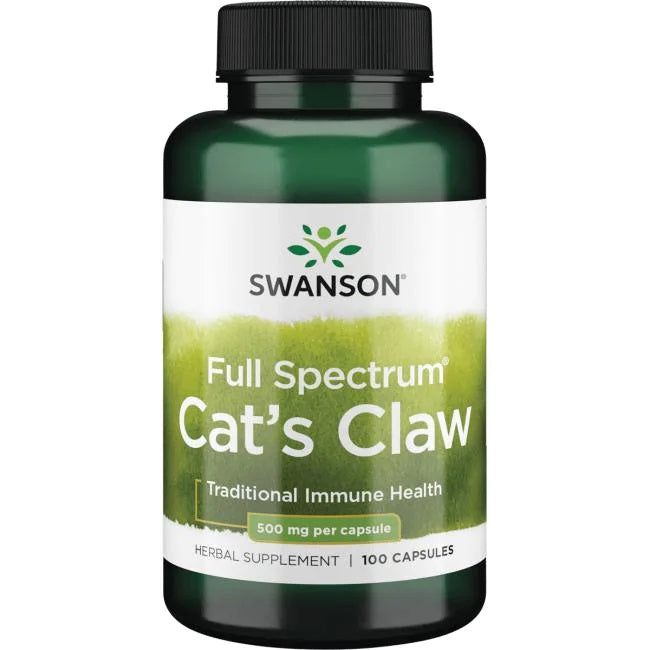 Swanson Cat's Claw - 500mg - 100 caps